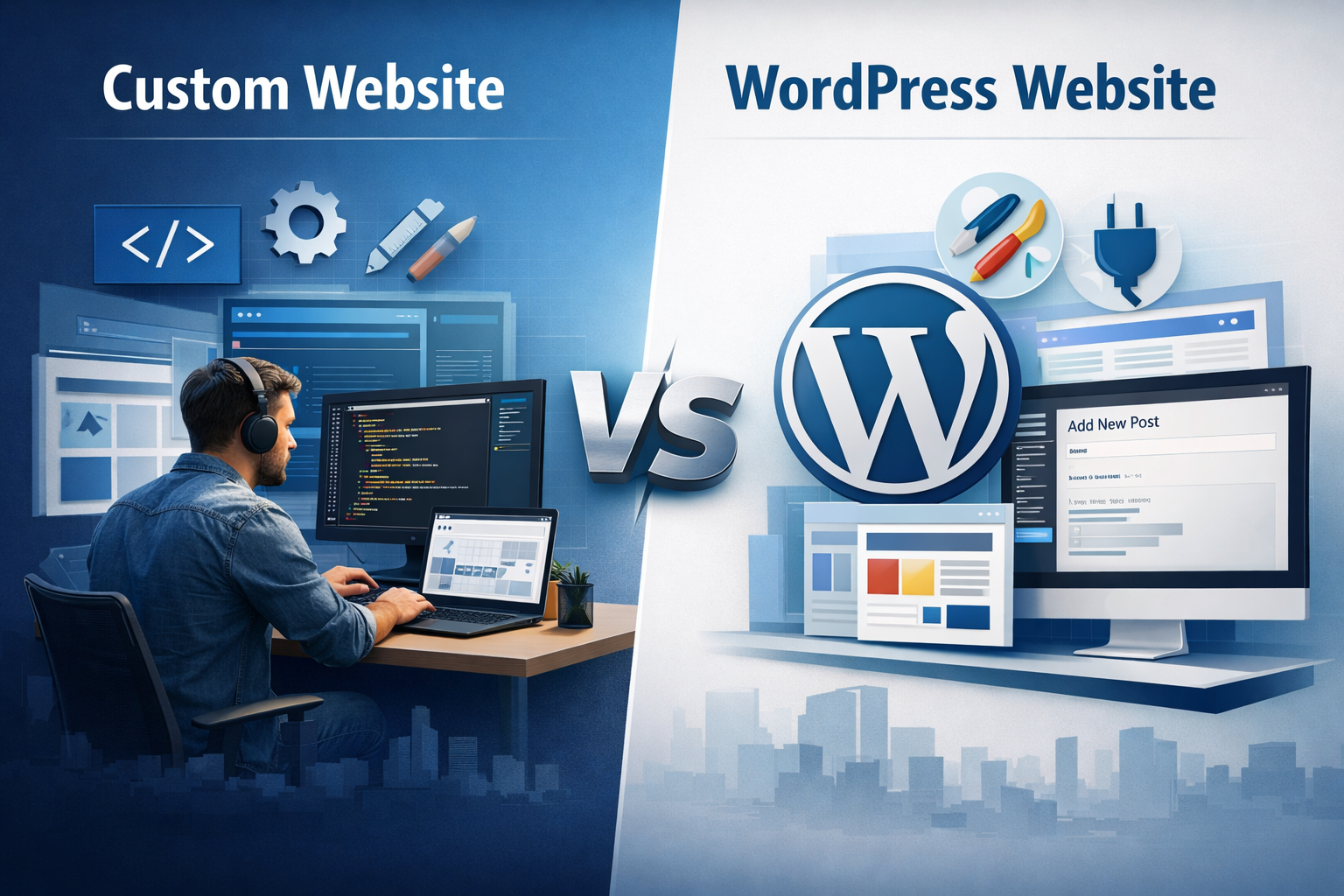 Custom Website vs WordPress Website: What’s the Difference?